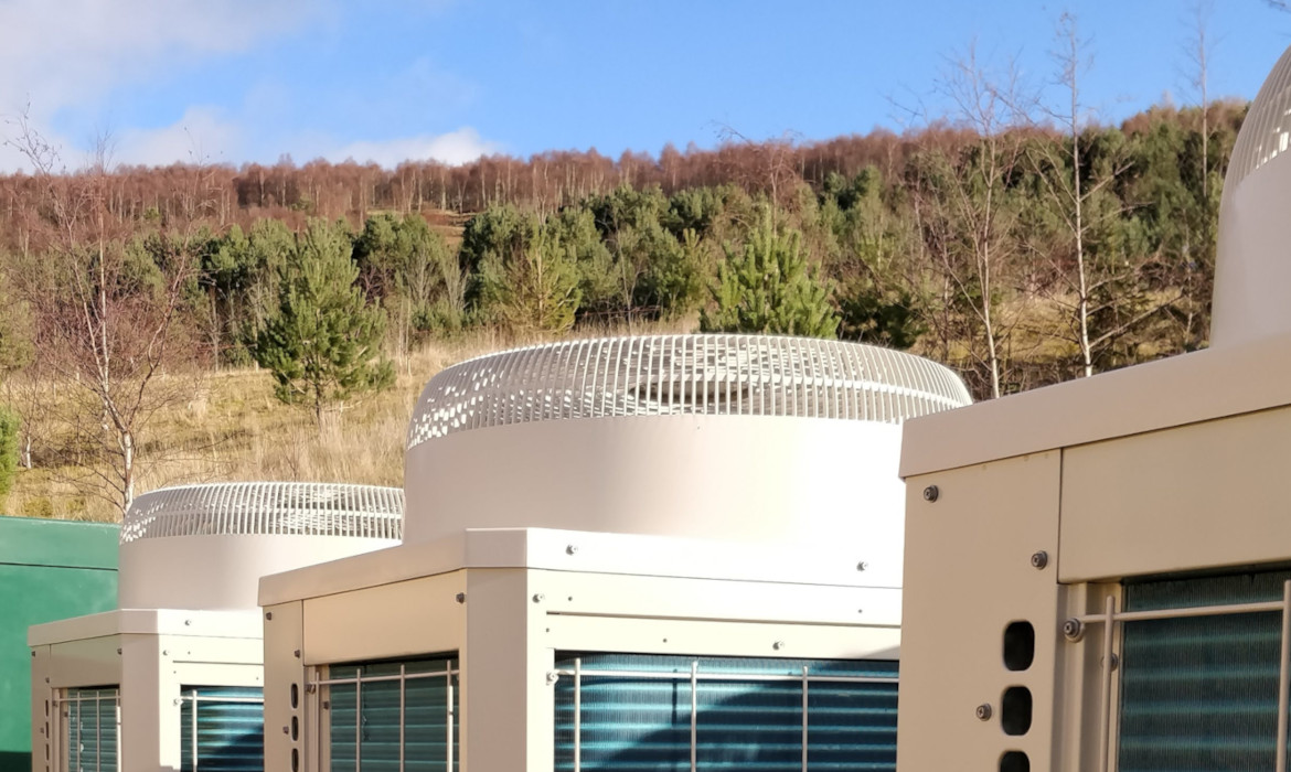 air source heat pumps in rural setting