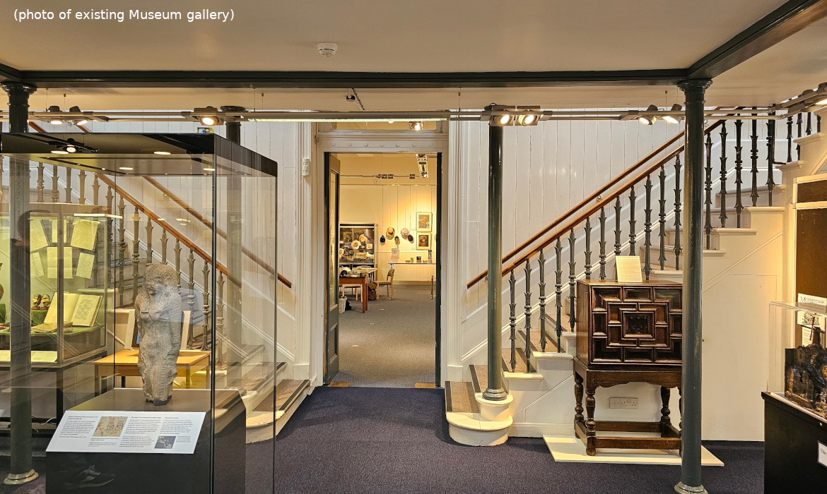 photo inside existing Montrose Museum gallery